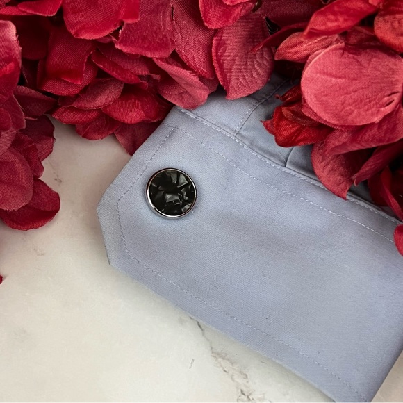 Black Mother of Pearl Cufflinks Tuxedo Studs Formal 8 Pcs Set - Picture 13 of 16